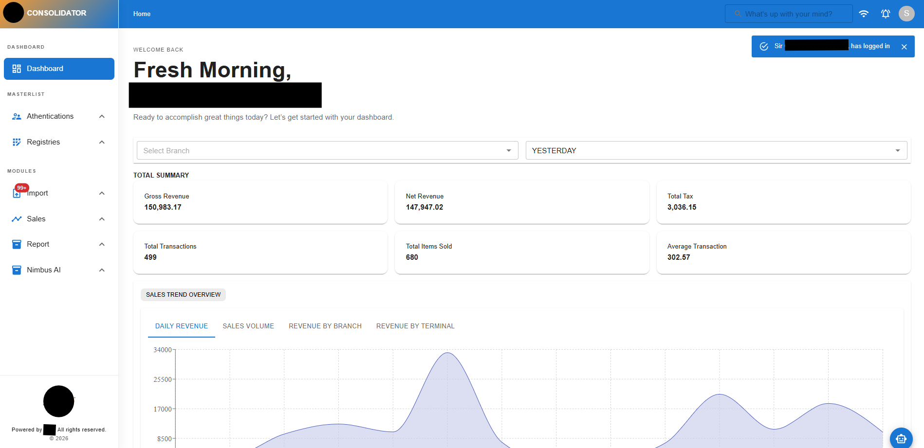 GIZMO Consolidator screenshot 2